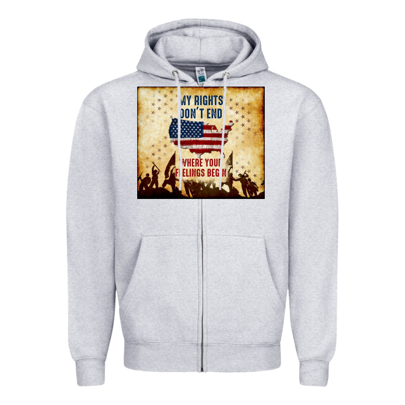 My Rights Don't End Zipper Hoodie by TumblerDesignByShophia | Teevron
