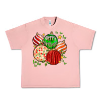 Salmon merry christmas tree ball Urban Heavy Tee - MaliasSmallBusiness