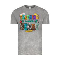 Cloud Rock teaching is a work of heart Vintage Tee - NancyCooperArtShop