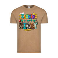 Vintage Coffee teaching is a work of heart Vintage Tee - NancyCooperArtShop