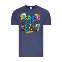 Vintage Denim teaching is a work of heart Vintage Tee - NancyCooperArtShop