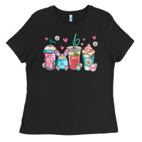 Black easter coffee Ladies Tee - Jasminsmagicworld
