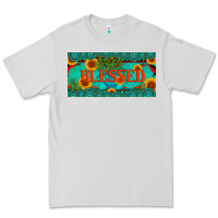Blessed Turquoise Gemstone Cactus And Sunflower Licanse Plate Premium Tee | Teevron