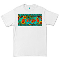 White blessed turquoise gemstone cactus and sunflower licanse plate Premium Tee - Artiststas