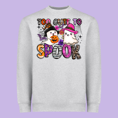 Too Cute To Spook Heavyweight Sweatshirt Designed By Barkaloodesign