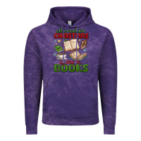 Cloud Purple all i want for christmas is more books Vintage Hoodie - MaliasSmallBusiness