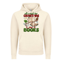 Vintage Artic all i want for christmas is more books Vintage Hoodie - MaliasSmallBusiness