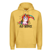 Antique Gold Au-some Premium Hoodie - CowGirlArtShop