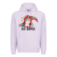 Lilac Au-some Premium Hoodie - CowGirlArtShop