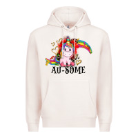 Pale Pink Au-some Premium Hoodie - CowGirlArtShop