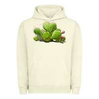 Pigment Pistachio Desert Prickly Pear Cactus Urban Hoodie - LillyAllenDesigns