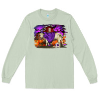 Matcha Charolais Bull Halloween Long Sleeve Tee - RanaPortraitStore