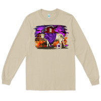 Mushroom Charolais Bull Halloween Long Sleeve Tee - RanaPortraitStore