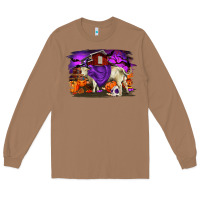 Toasted Coconut Charolais Bull Halloween Long Sleeve Tee - RanaPortraitStore
