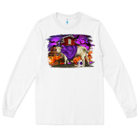 White Charolais Bull Halloween Long Sleeve Tee - RanaPortraitStore