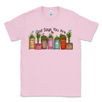 Bubblegum Pink god says you are unique Classic Tee - MaliasSmallBusiness