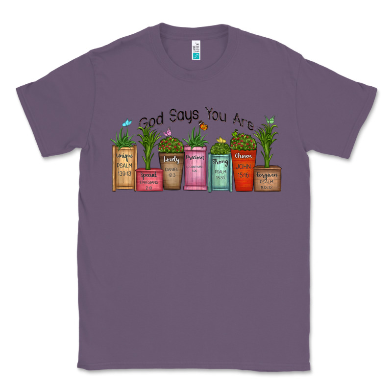 God Says You Are Unique Classic Tee by MaliasSmallBusiness | Teevron