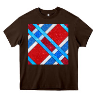 Chocolate Brown Glitter 4th Of July Seamless Pattern Heavy Core Tee - BundleAndBundleShop