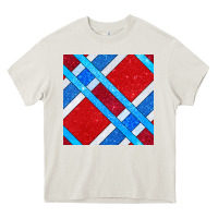 Cream Glitter 4th Of July Seamless Pattern Heavy Core Tee - BundleAndBundleShop