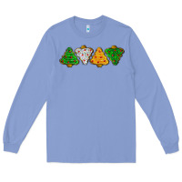 Colony Blue christmas tree cookies Long Sleeve Tee - LillyAllenDesigns