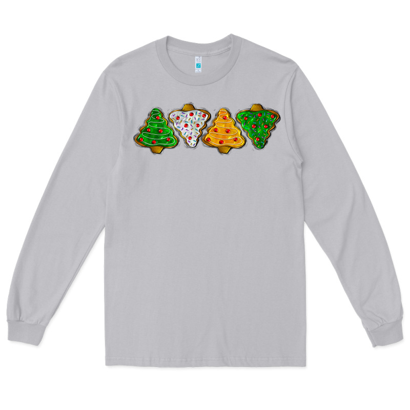 Christmas Tree Cookies Long Sleeve Tee by LillyAllenDesigns | Teevron