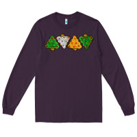 Plum christmas tree cookies Long Sleeve Tee - LillyAllenDesigns