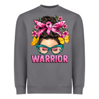 Storm cancer warrior messy bun Heavyweight Sweatshirt - BarkalooDesign