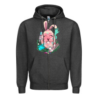 Charcoal Heather Easter egg Nurse Easter Day Zipper Hoodie - HowdyJamesFarm
