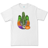 White horseshoe halloween cactus Premium Tee - AdoDesignShop