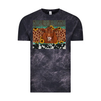 Cloud Black red angus leopard Vintage Tee - JahusDesignShop