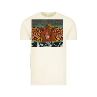 Vintage Arctic red angus leopard Vintage Tee - JahusDesignShop