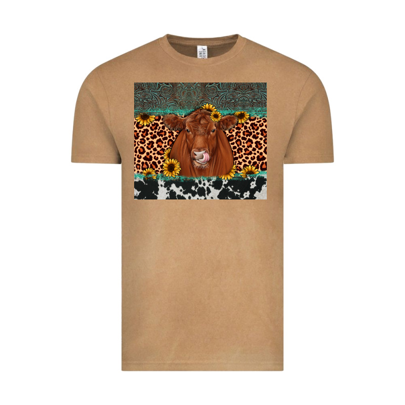 Red Angus Leopard Vintage Tee by JahusDesignShop | Teevron