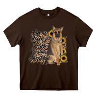 Chocolate Brown Life is better with a German Shepherd Heavy Core Tee - JahusDesignShop