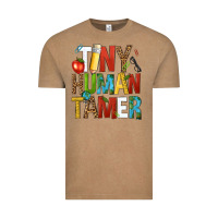 Vintage Coffee tiny human tamer Vintage Tee - NancyCooperArtShop