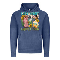 Vintage Denim last night we let the liquar talk Vintage Hoodie - NancyCooperArtShop