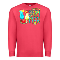 Cardinal sweet summer time turquoise yellow Premium Sweatshirt - CowCowDesign