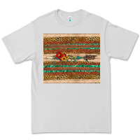 Dove Grey arrow wooden sunflower Premium Tee - Artiststas