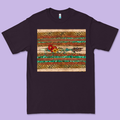 Arrow Wooden Sunflower Premium Tee Designed By Artiststas