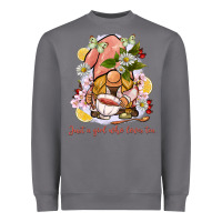 Storm just a girl who loves tea gnome Heavyweight Sweatshirt - BarkalooDesign
