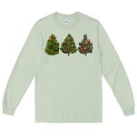 Matcha christmas trees Long Sleeve Tee - LillyAllenDesigns
