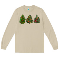 Mushroom christmas trees Long Sleeve Tee - LillyAllenDesigns