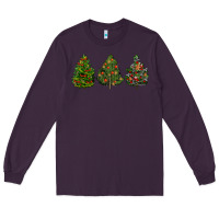 Plum christmas trees Long Sleeve Tee - LillyAllenDesigns
