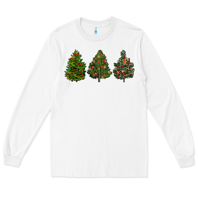 Christmas Trees Long Sleeve Tee by LillyAllenDesigns | Teevron