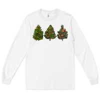 White christmas trees Long Sleeve Tee - LillyAllenDesigns