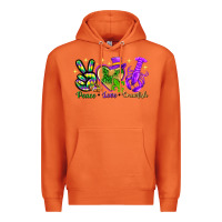 Carrot Peace Love Crawfish Premium Hoodie - HowdyJamesFarm