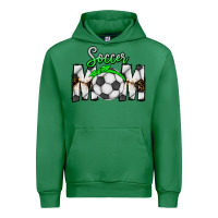 Emerald Soccer Mom Urban Hoodie - CowhideDigitalArt