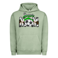 Pigment Oil Green Soccer Mom Urban Hoodie - CowhideDigitalArt