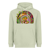 Matcha mardi gras rainbow Heavyweight Hoodie - OliviaCreatesArt