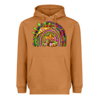 Meerkat mardi gras rainbow Heavyweight Hoodie - OliviaCreatesArt