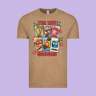 This The Season Tamales Pan Dulce Vintage Tee Designed By Maliassmallbusiness
